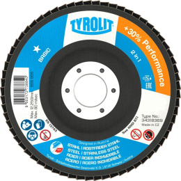 Lamelka wypukła TYROLIT 125x22,23 GR.60