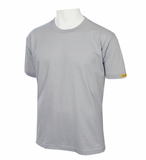 T-Shirt ESD CWS Szary